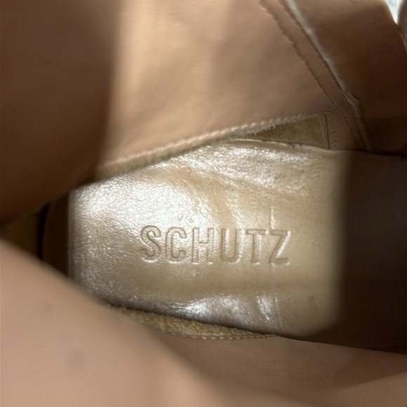 Schutz Bette Snake Leather Pointed Toe Booties Size 9.5 - Picture 15 of 16
